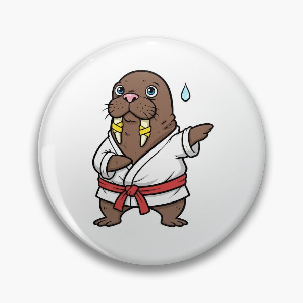 Artikelvorschau, Karate Walrus Kampfsportmeister entworfen und verkauft von rchabnb.
