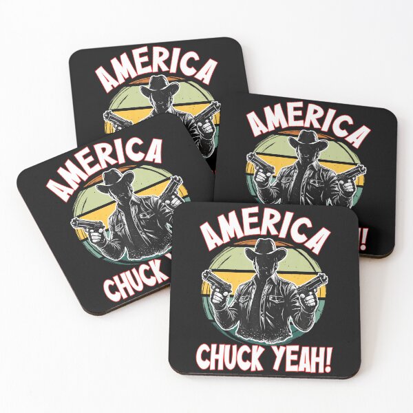 Item preview, America Chuck Yeah Funny Patriotic Usa Sunset Men Women Tee designed and sold by RosellaBalistre.