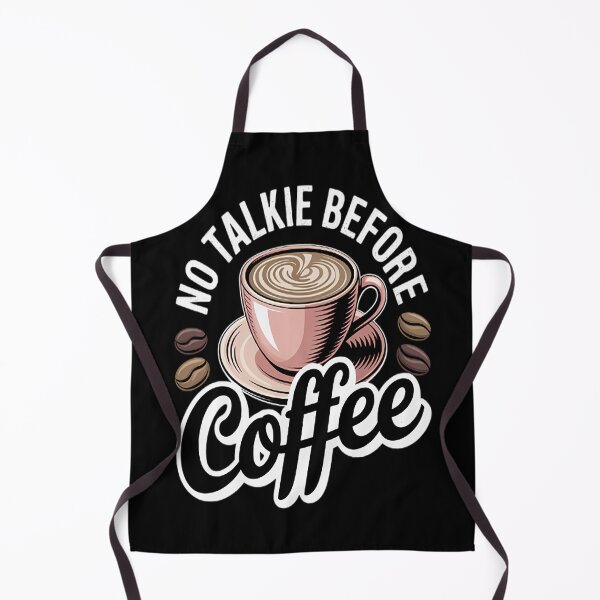 Item preview, No Talkie Before Coffee Coffee Lover Present designed and sold by HaiharryCartoon.