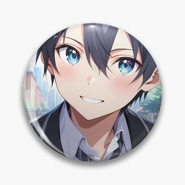 Item preview, Kirito Sword Art Online Bright City Smile designed and sold by TanglenRabbit.