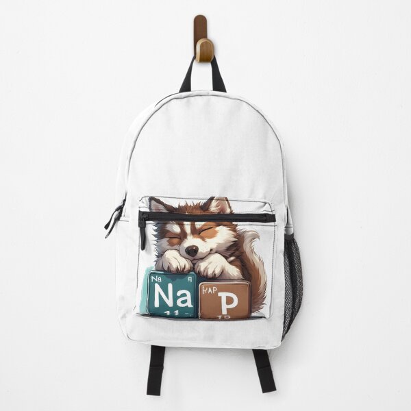 Item preview, Nap Chemistry Pun Husky – Periodic Table Science Humor designed and sold by owi-art.