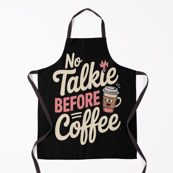Item preview, No Talkie Before Coffee designed and sold by HaiharryCartoon.