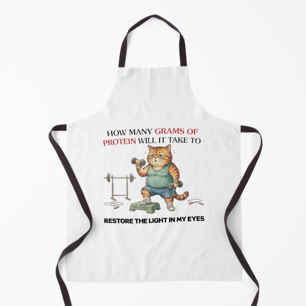 Item preview, How Many Grams Of Protein Will It Take To Restore The Light In My Eyes Cat designed and sold by tessaaxx.