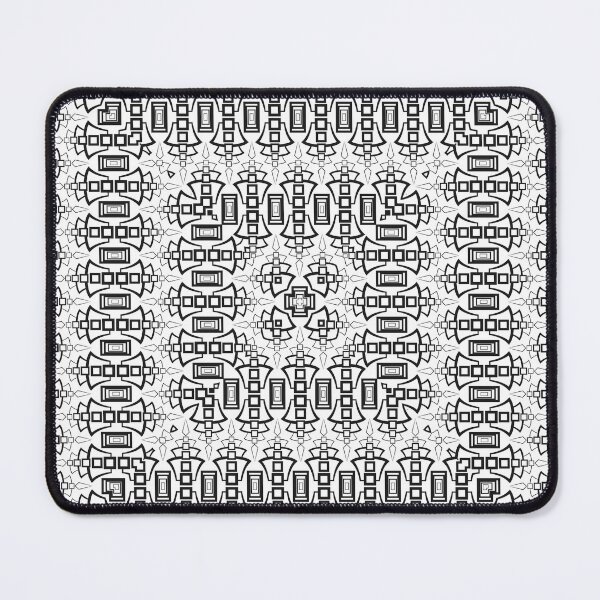 Item preview, Openwork squares art deco retro black white designed and sold by fuzzyfox.