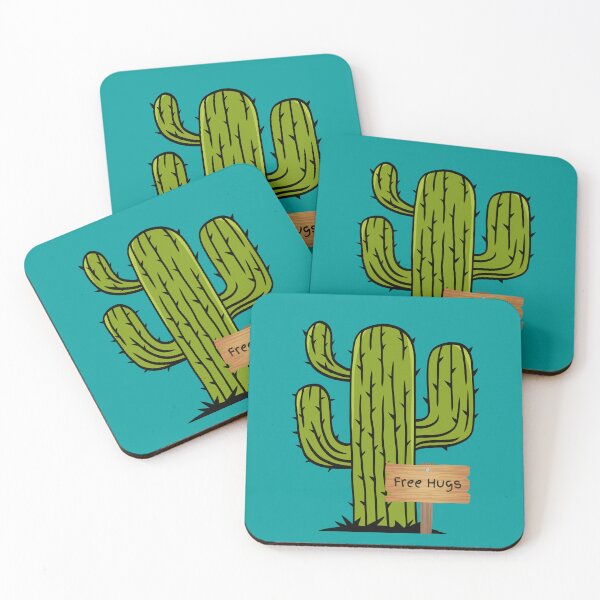 Item preview, Free Hugs Cactus – Funny Desert Humor Graphic designed and sold by Pandemonium Art & Design.