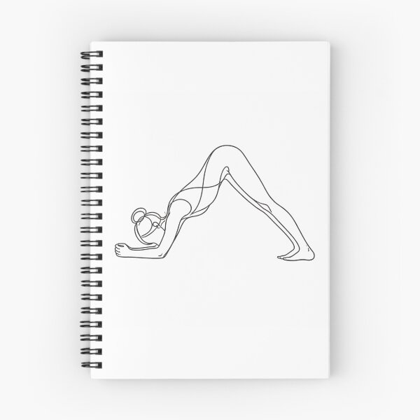 Item preview, Dolphin Yoga Pose One Line Art designed and sold by BlairWynne.