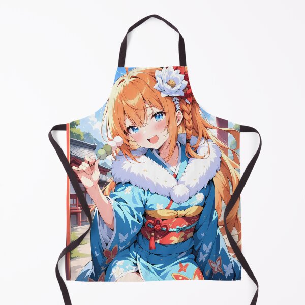 Item preview, Pecorine Princess Connect Cheerful Anime Girl Kimono Butterfly Japan Festival Mood designed and sold by TanglenRabbit.