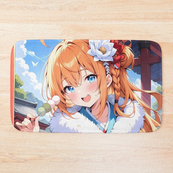 Item preview, Pecorine Princess Connect Cheerful Anime Girl Kimono Butterfly Japan Festival Mood designed and sold by TanglenRabbit.