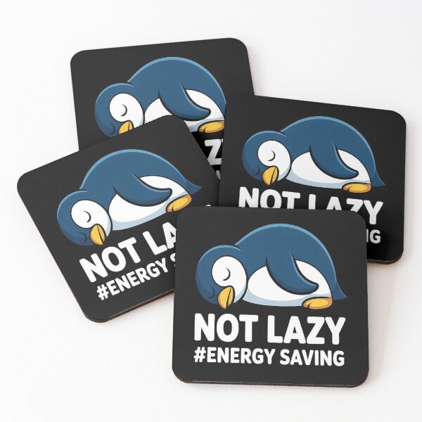 Item preview, Nope Not Today Lazy Penguin Not Lazy Energy Saving designed and sold by HaiharryCartoon.