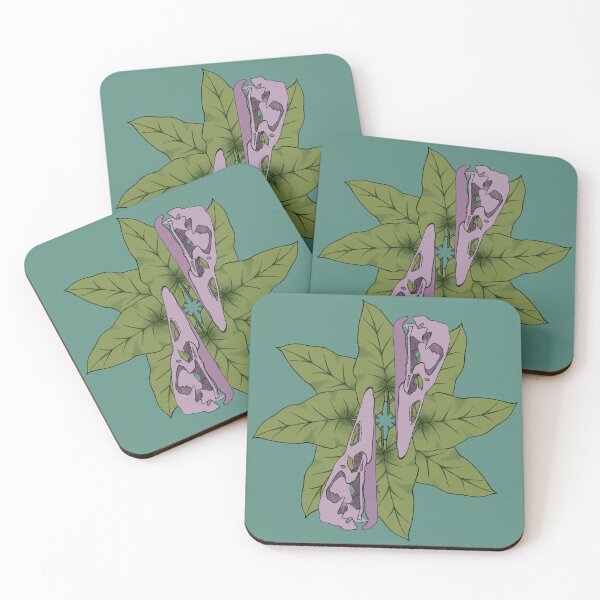 Item preview, Swan Skulls & Lily Leaves designed and sold by Renai Petty.