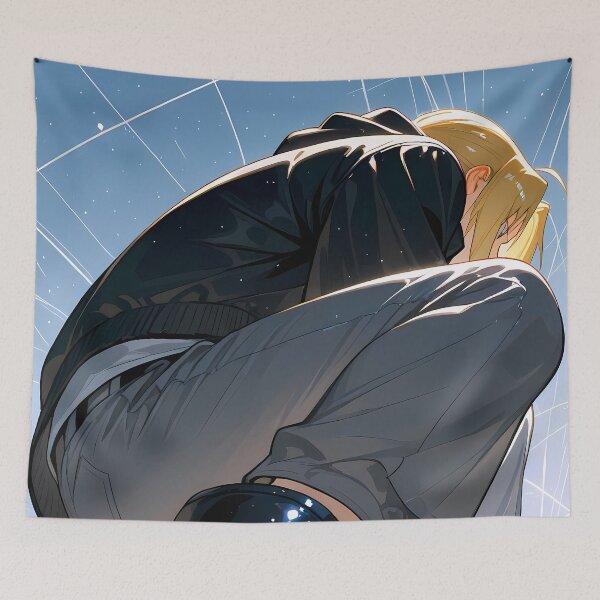Item preview, Edward Elric Fullmetal Alchemist Streetwear Cosmic Low Angle designed and sold by TanglenRabbit.