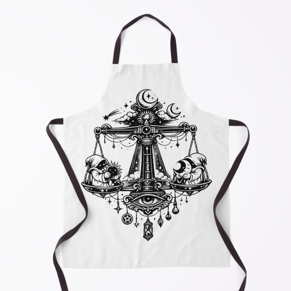 Item preview, Bold Ornate Gnome Scales – Dramatic Celestial Fantasy Line Art designed and sold by Aurora & Ink Artworks .