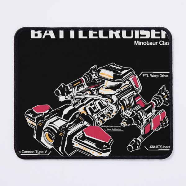 Item preview, Starcraft Battlecruiser (bk) T-Shirt designed and sold by labbtevezo.
