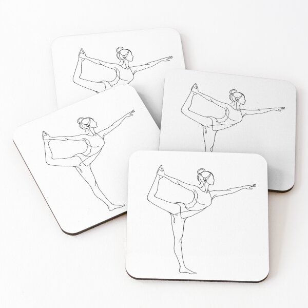 Item preview, Dancer Yoga Pose One Line Art designed and sold by BlairWynne.
