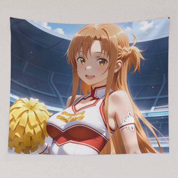 Item preview, Asuna Sword Art Online Golden Cheer Stadium Smile designed and sold by TanglenRabbit.
