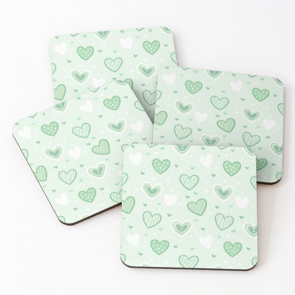 Item preview, Cute Green Hearts  designed and sold by victorycity1997.