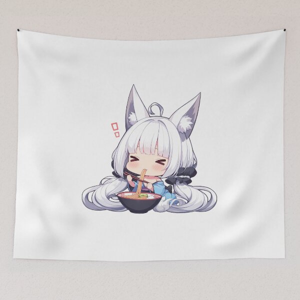 Item preview, Illustrious Azur Lane Chibi Ramen Kawaii Noodles Sparkle designed and sold by mildaclairmo.
