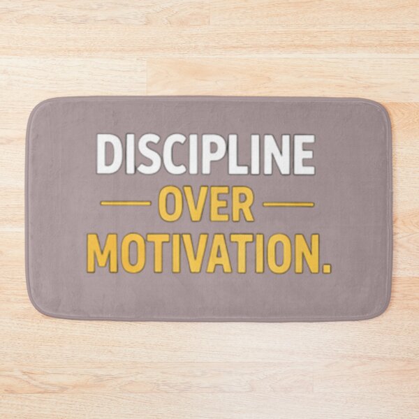 Item preview, Discipline Over Motivation T-Shirt – Success Mindset Design designed and sold by ShoopingAn.