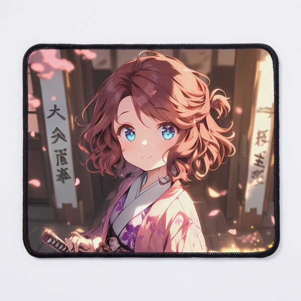 Item preview, Kumiko Oumae Sound Euphonium Chibi Waifu Kimono Spring Glow designed and sold by TanglenRabbit.