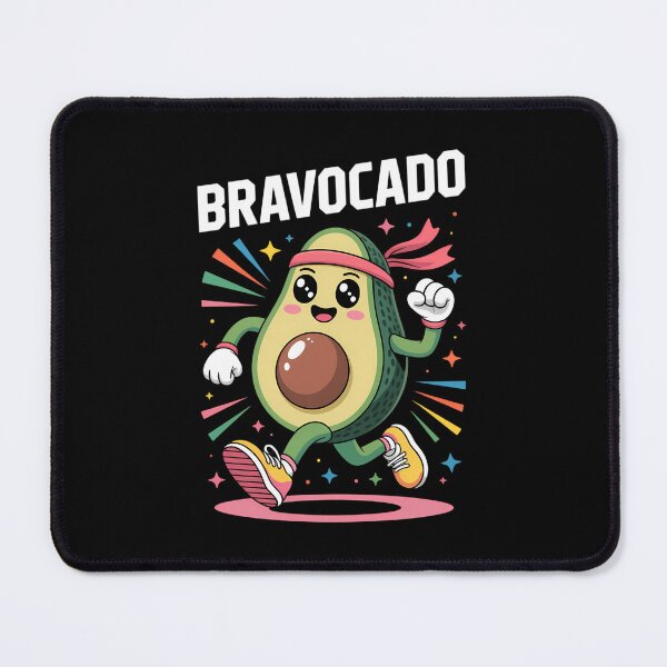 Item preview, Bravocado Running Avocado - Vegan Winner Avocado Pun designed and sold by PunkNation-Arts.