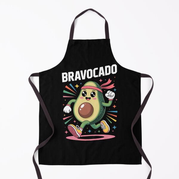 Item preview, Bravocado Running Avocado - Vegan Winner Avocado Pun designed and sold by PunkNation-Arts.