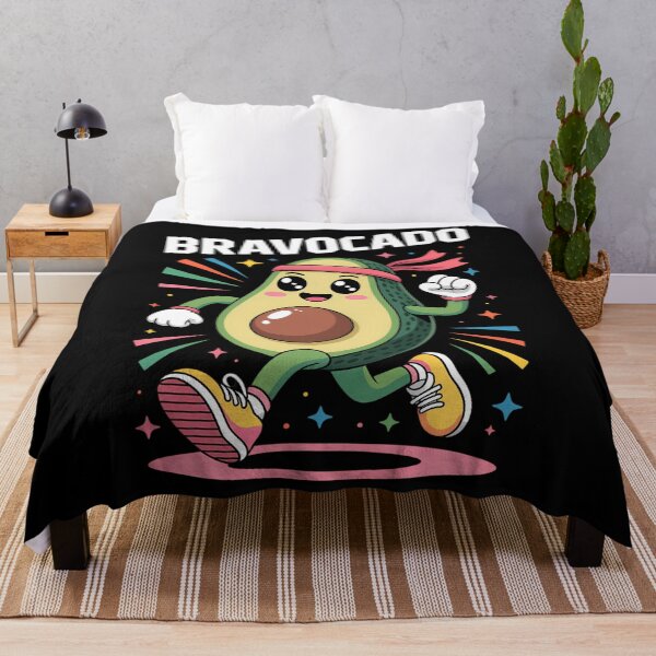 Item preview, Bravocado Running Avocado - Vegan Winner Avocado Pun designed and sold by PunkNation-Arts.