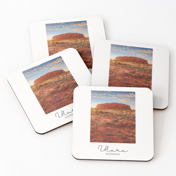 Item preview, Uluru Rock Formation Sunset - Vintage Souvenir designed and sold by twentytwo ART souvenir designs.