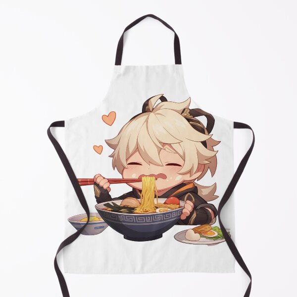 Item preview, Bennett Genshin Impact Chibi Ramen Slurp Kawaii Lucky Vibes designed and sold by mildaclairmo.