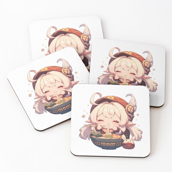 Artikelvorschau, Klee Genshin Impact Kawaii Chibi Ramen Nudeln Schlürfen entworfen und verkauft von mildaclairmo.