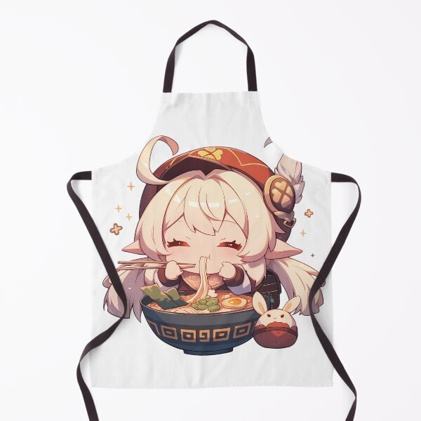 Item preview, Klee Genshin Impact Kawaii Chibi Ramen Noodles Slurp designed and sold by mildaclairmo.