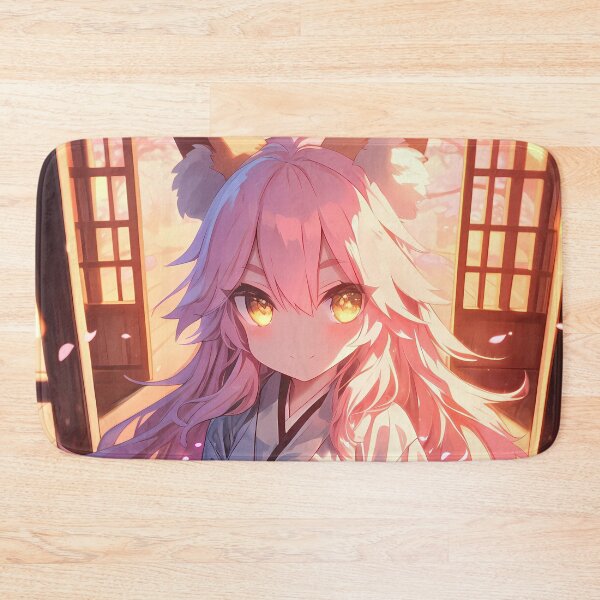 Item preview, Tamamo No Mae Fate Grand Order Fox Ears Kimono Sunset designed and sold by TanglenRabbit.