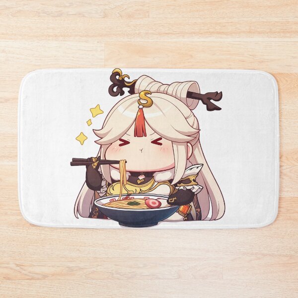 Item preview, Ningguang Genshin Impact Chibi Ramen Sparkles Cozy Feast designed and sold by mildaclairmo.