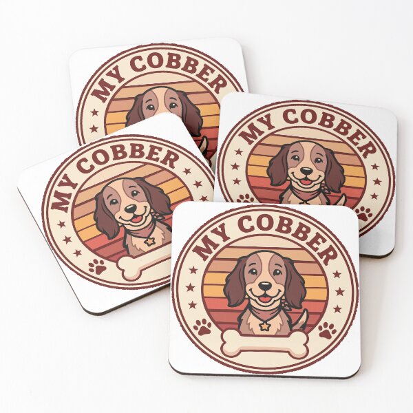 Item preview, My Cobber Vintage Dog Badge Illustration designed and sold by BestChoiceService.