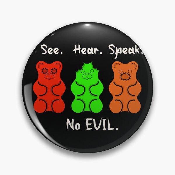 Item preview, See No Evil, Hear No Evil, Speak No Evil designed and sold by Witty.