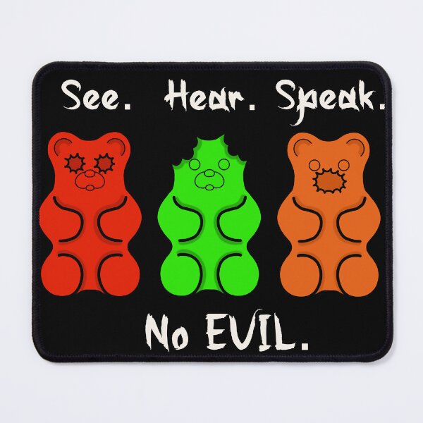 Item preview, See No Evil, Hear No Evil, Speak No Evil designed and sold by Witty.