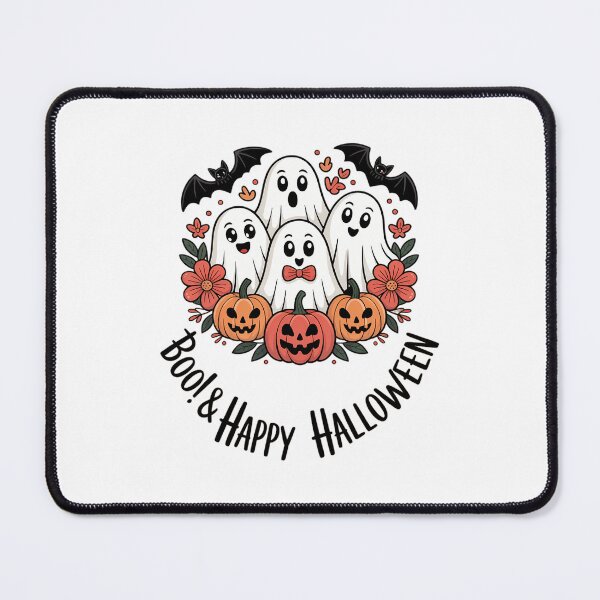 Item preview, Halloween Coquette Spooky Season Fall Halloween Three Friendly Ghosts designed and sold by PunkNation-Arts.