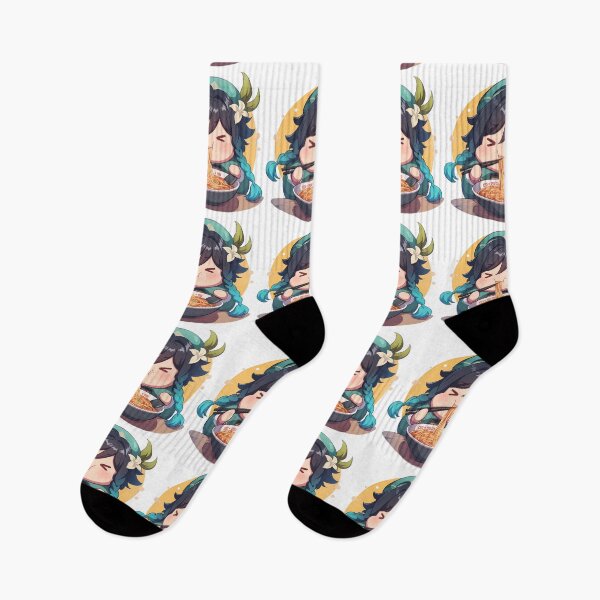 Item preview, Venti Genshin Impact Chibi Ramen Noodles Sparkles Cozy designed and sold by mildaclairmo.