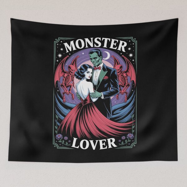 Item preview, Halloween Coquette Spooky Season Fall Halloween Monster Love designed and sold by PunkNation-Arts.