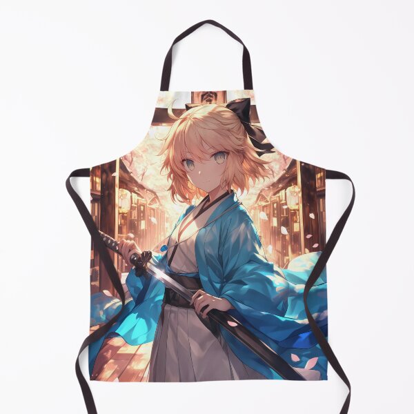 Item preview, Okita Souji Fate Grand Order Blue Kimono Torii Sakura designed and sold by TanglenRabbit.