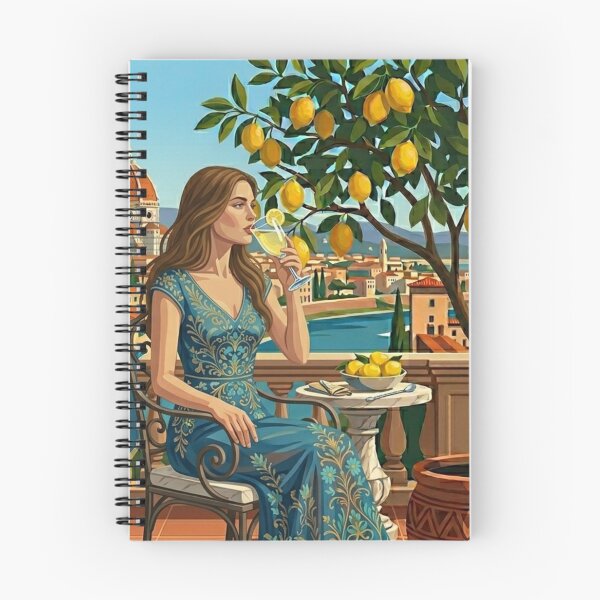 Item preview, Woman drinking lemonade juice in Florence designed and sold by JarahDesign.
