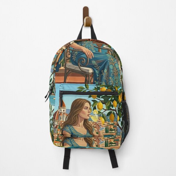 Item preview, Woman drinking lemonade juice in Florence designed and sold by JarahDesign.