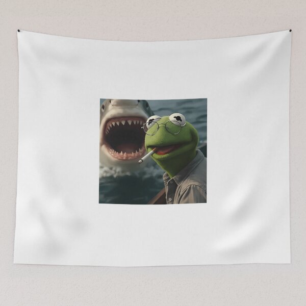 Item preview, Kermit The Frog Smoking Meme  designed and sold by NickIgnatyev.