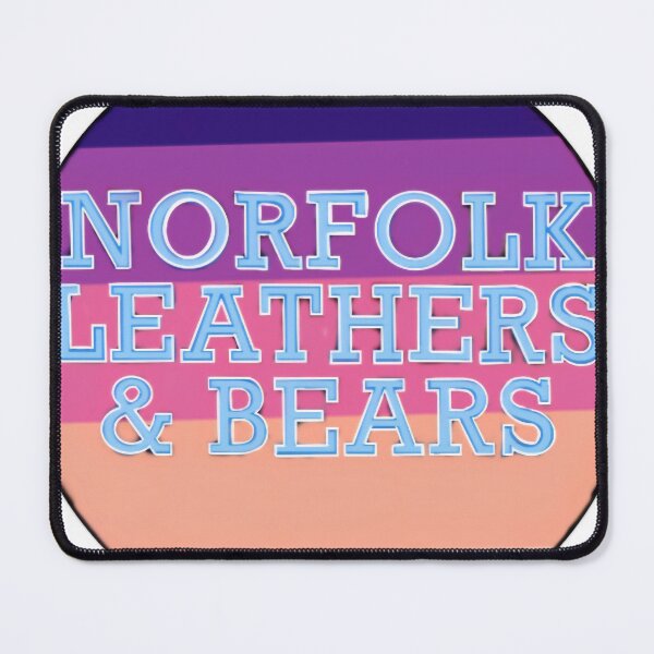 Item preview, Norfolk Leathers and Bears Logo with the Bi Lesbian Pride Flag Design  designed and sold by HJRex.