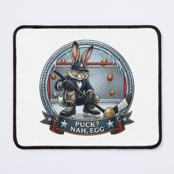 Item preview, Funny Hockey Bunny Shirt – Puck Nah Egg Easter Tee designed and sold by relso.