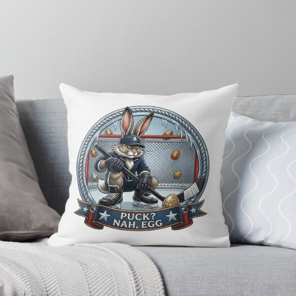Item preview, Funny Hockey Bunny Shirt – Puck Nah Egg Easter Tee designed and sold by relso.