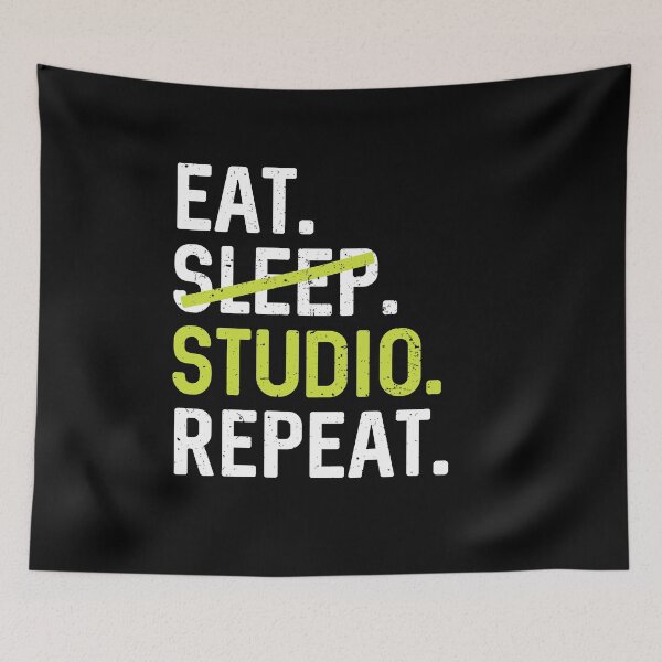 Item preview, Eat Sleep Studio Repeat -  Architect Graphic Design Funny Saying designed and sold by maurrathania.