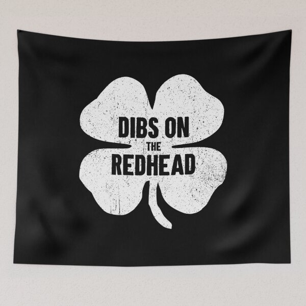 Item preview, Dibs On The Redhead - Funny Irish Shamrock St Patricks Day designed and sold by maurrathania.