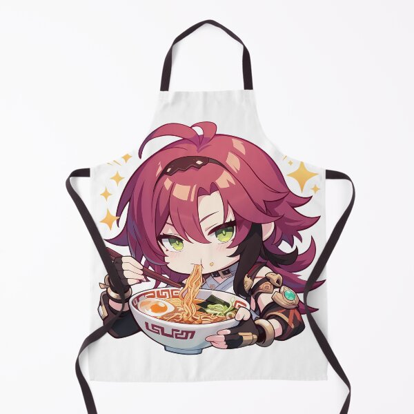 Item preview, Shikanoin Heizou Genshin Impact Chibi Kawaii Ramen Noodles Focus Mode designed and sold by mildaclairmo.