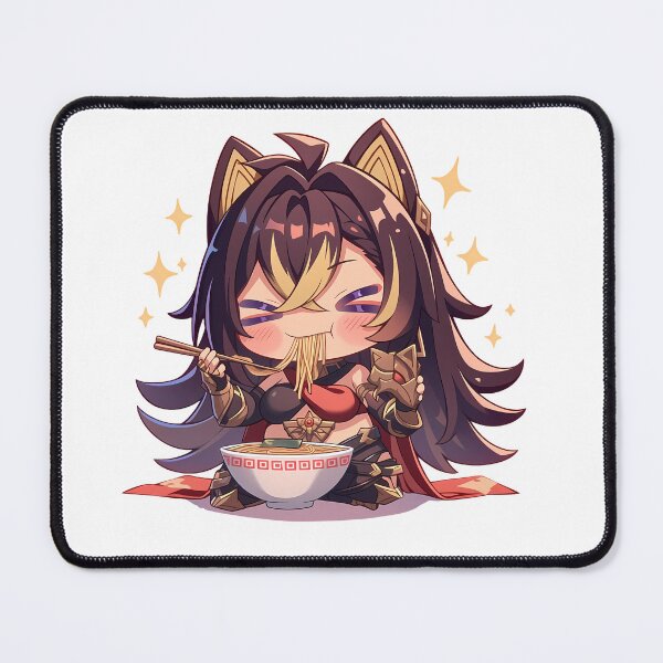 Item preview, Dehya Genshin Impact Chibi Spicy Ramen Power Slurp designed and sold by mildaclairmo.