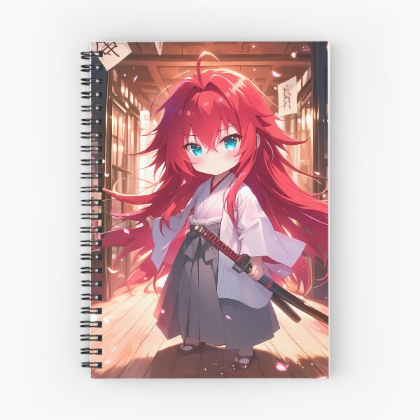 Item preview, Rias Gremory High School Dxd Chibi Waifu Kimono Cherry Blossoms designed and sold by TanglenRabbit.